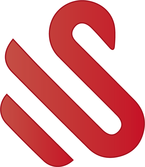 S-rød logo